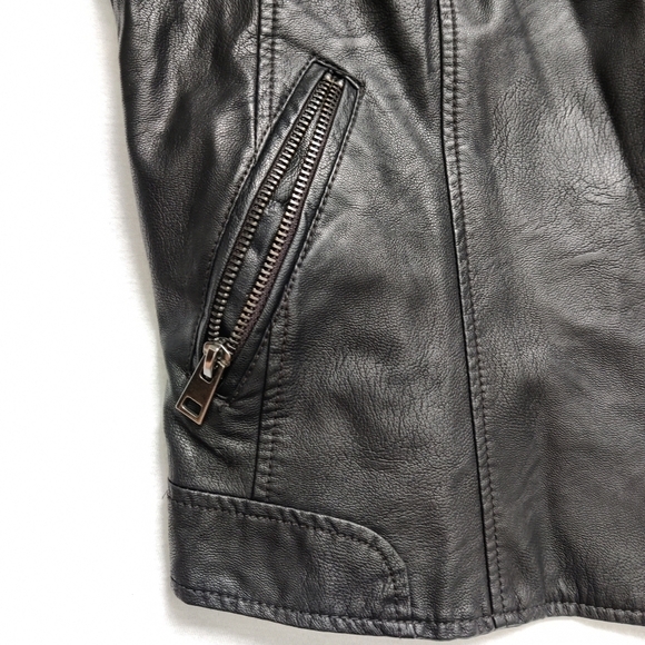 Vero Moda black leather jacket Medium - Picture 9 of 10